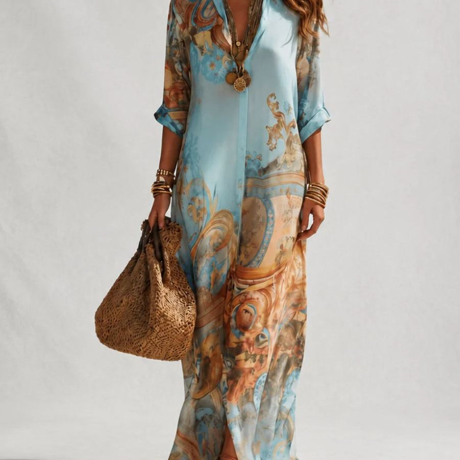 Mara | Elegant summer dress with a flowing cut