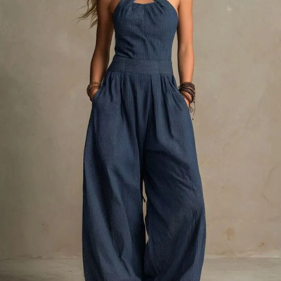 Mariana | Elegant jumpsuit with crossover neckline