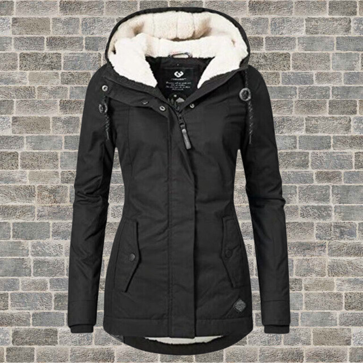 Elsie | Pleated Hooded Winter Coat