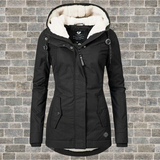 Elsie | Pleated Hooded Winter Coat