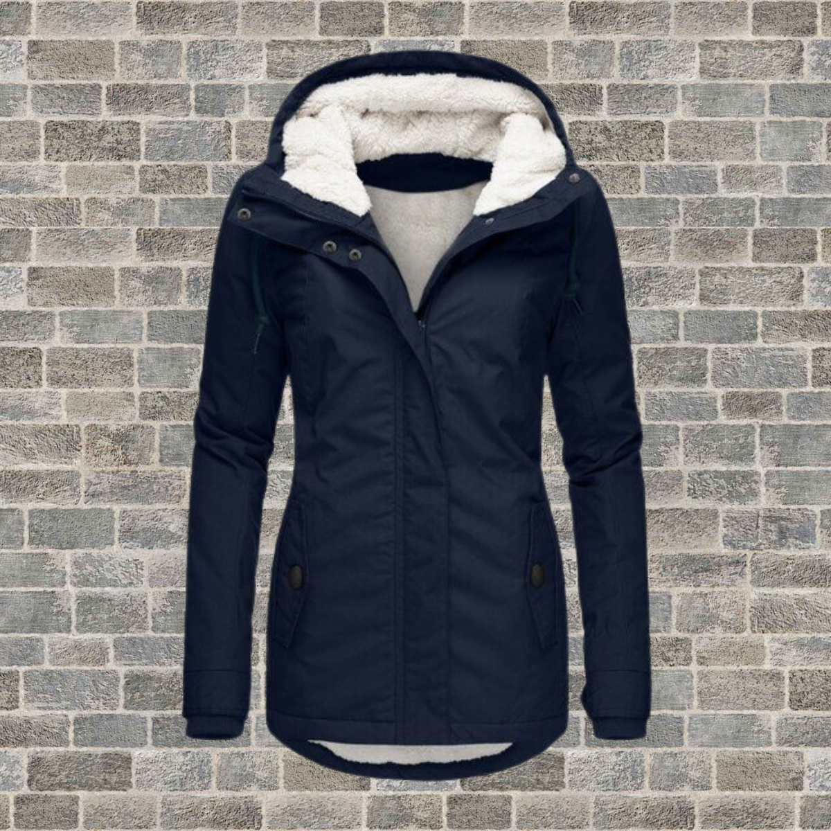 Elsie | Pleated Hooded Winter Coat