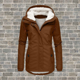 Elsie | Pleated Hooded Winter Coat