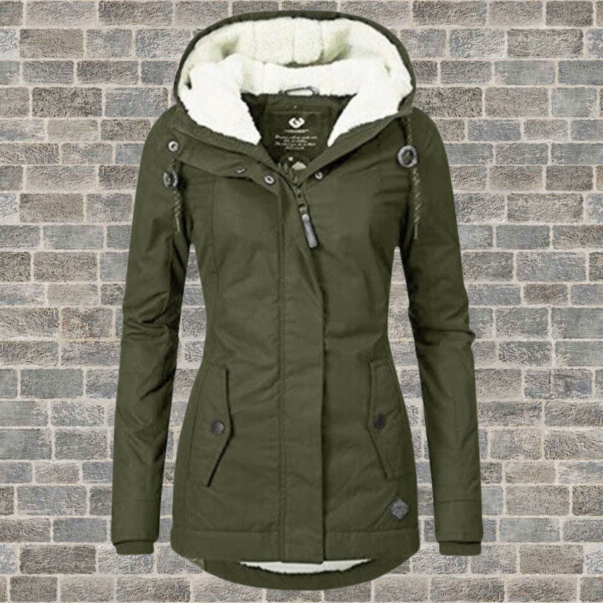 Elsie | Pleated Hooded Winter Coat
