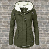 Elsie | Pleated Hooded Winter Coat