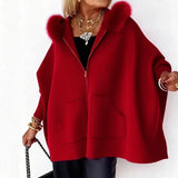 ARABELLE | Casual Coat with Hood & Fur Collar