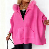 ARABELLE | Casual Coat with Hood & Fur Collar