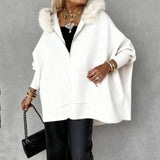 ARABELLE | Casual Coat with Hood & Fur Collar