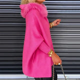 ARABELLE | Casual Coat with Hood & Fur Collar