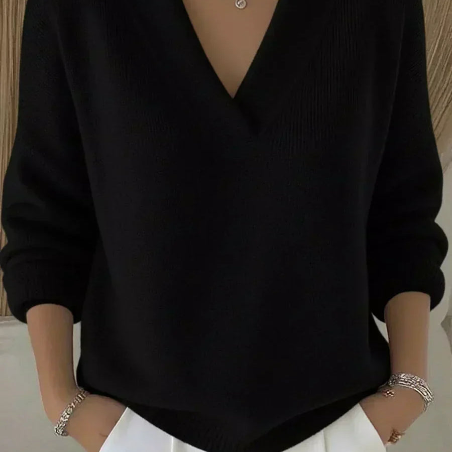 Rosalind | Relaxed V-Neck Jumper