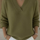 Rosalind | Relaxed V-Neck Jumper