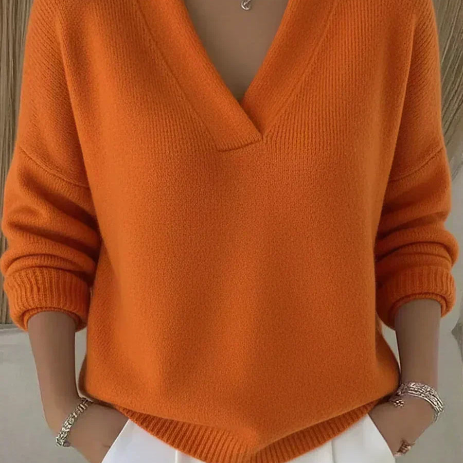 Rosalind | Relaxed V-Neck Jumper