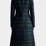 Margot | Tartan Check Longline Coat