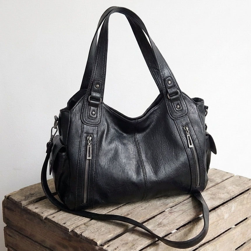 Valentina | Real Leather Hobo