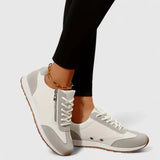 Florence | Zip-Detail Panelled Trainers