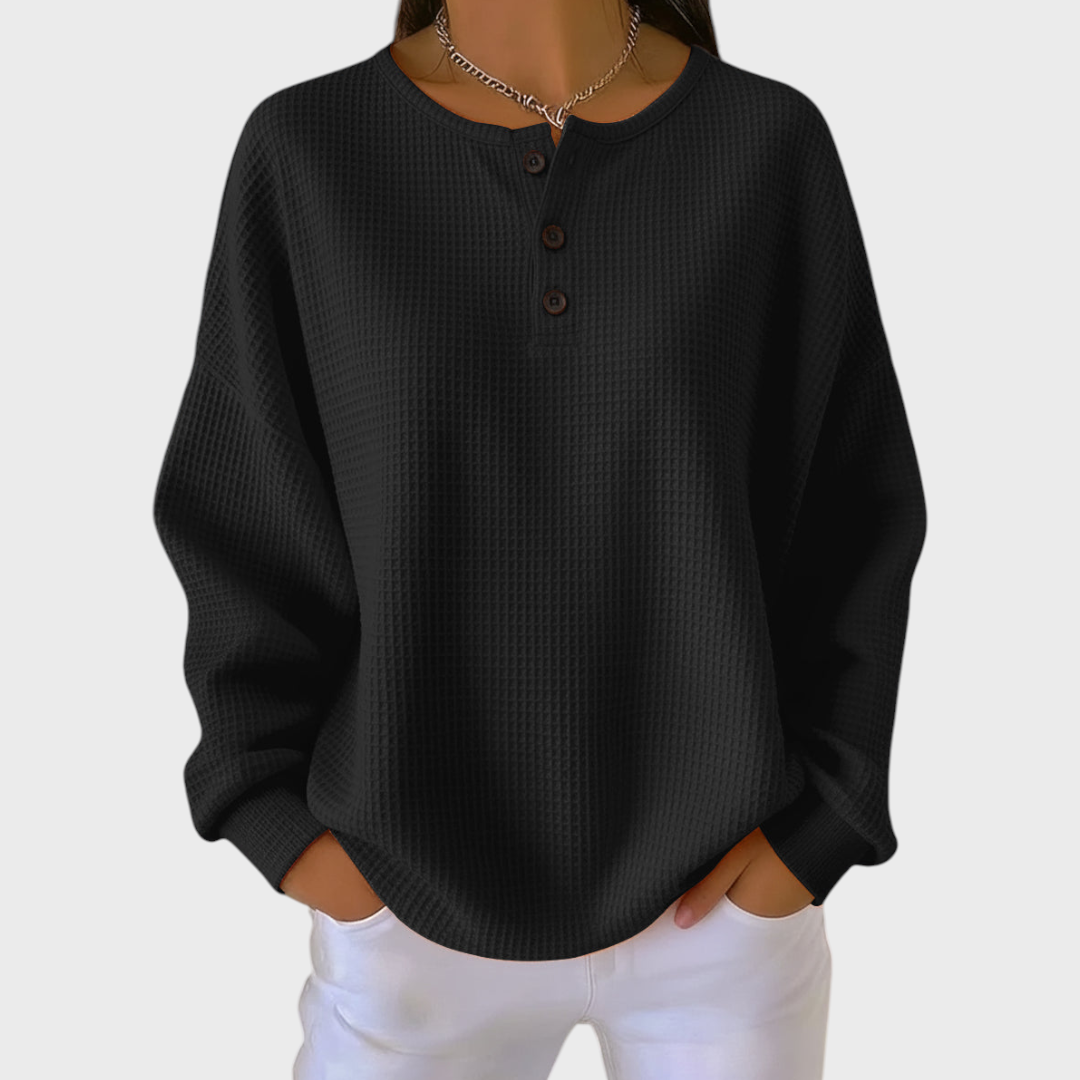 Hazel | Waffle-Knit Jumper