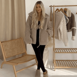 Elsie | Teddy Fleece Zip Jacket