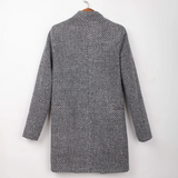 Edith | Textured Tweed-Weave Coat