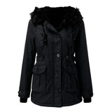 Harriet | Faux Fur Hooded Parka Coat