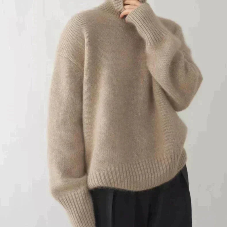 Clara | Oversized Roll Neck Jumper