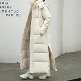Beatrice | Longline Quilted Hooded Coat