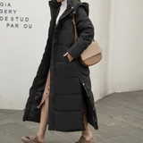 Beatrice | Longline Quilted Hooded Coat