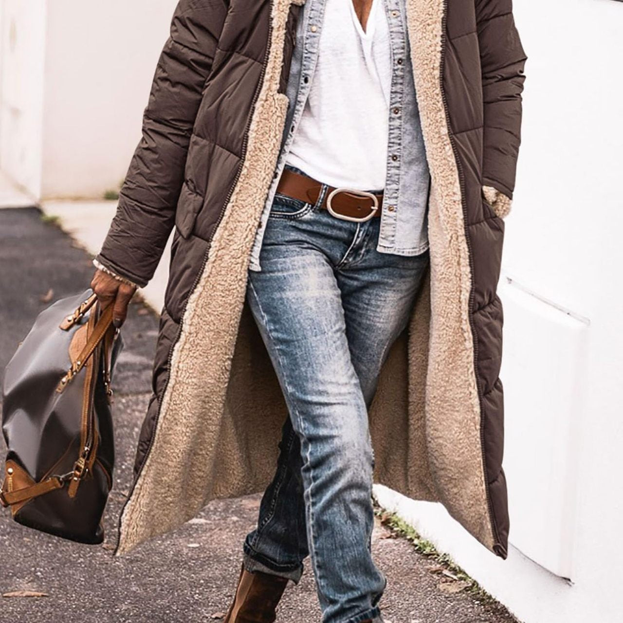 HAMPTON | SHERPA-LINED COAT