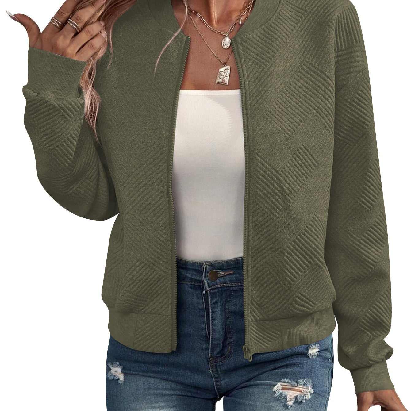 Dora - Structured Bomber Jacket