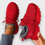 Beatrice | Chunky Knit Lace-Up Trainers