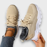 Beatrice | Chunky Knit Lace-Up Trainers