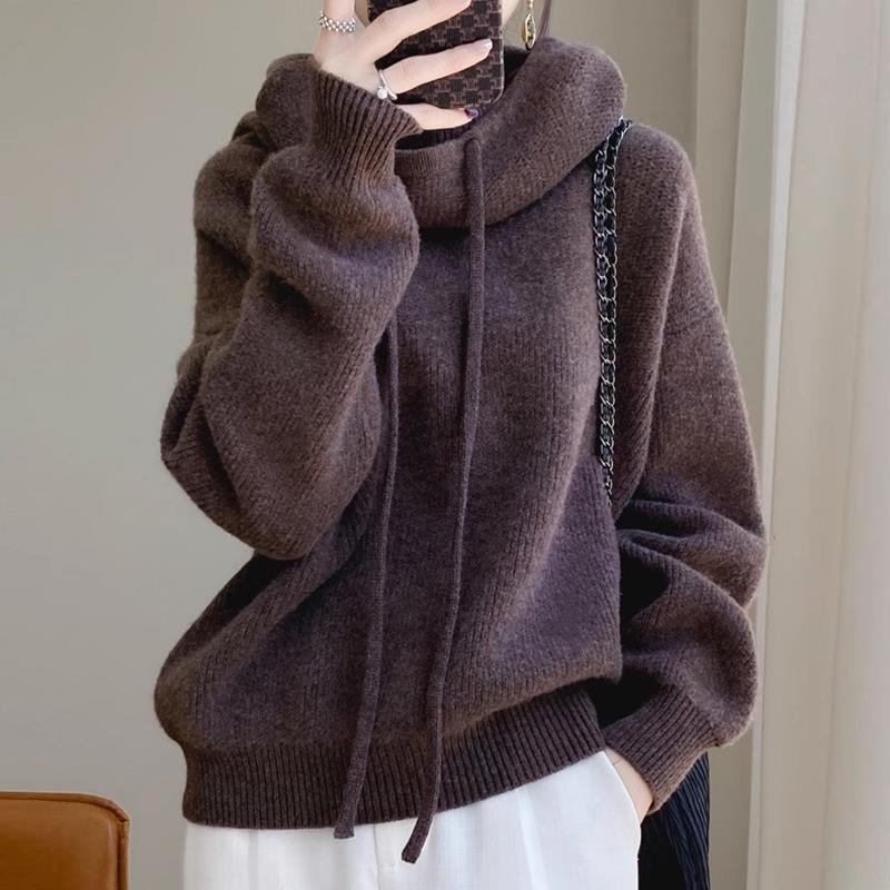 Hazel | Oversized Hooded Jumper