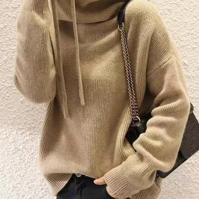 Hazel | Oversized Hooded Jumper