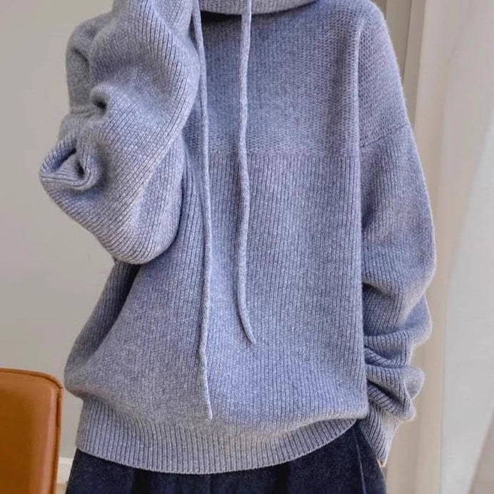 Hazel | Oversized Hooded Jumper