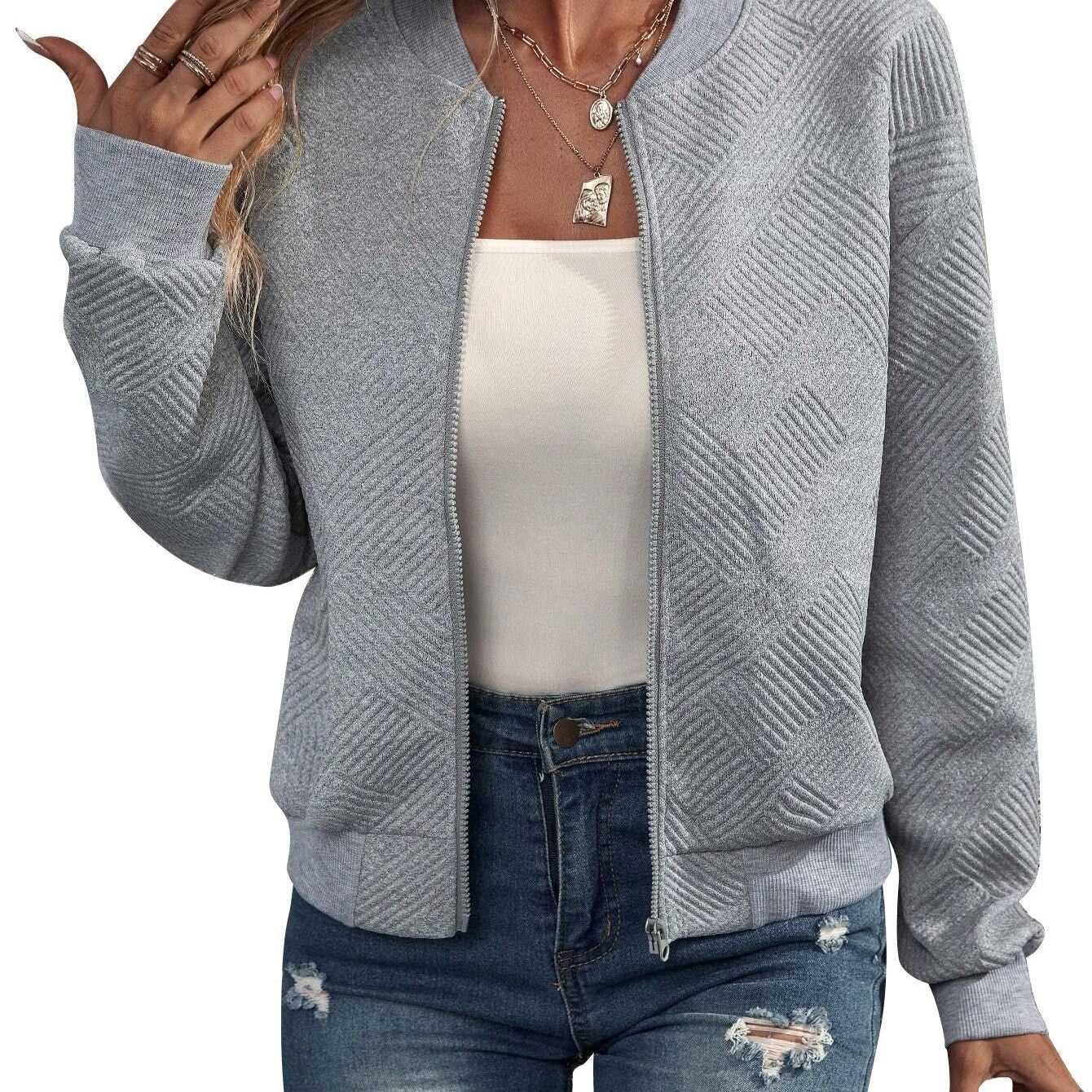 Dora - Structured Bomber Jacket