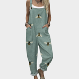 Edith | Relaxed Dungaree Jumpsuit