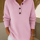 Florence | Ribbed Polo-Collar Jumper
