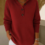 Florence | Ribbed Polo-Collar Jumper