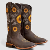 Savannah | Floral-Embroidered Western Boots