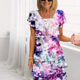 Vanessa | Elegant Comfort Ruffle Dress