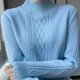 Mabel | Cable-Knit Roll Neck Jumper