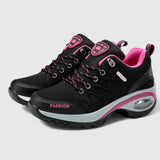 Vera | Chunky Two-Tone Leather Trainers