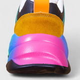 Beryl | Rainbow Chunky Trainers