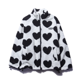 Lydia | Reversible Heart-Print Padded Coat