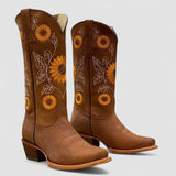 Savannah | Floral-Embroidered Western Boots