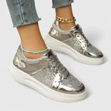Margot | Glitter Chunky Trainers