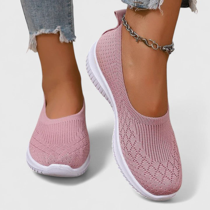 Mabel | Knitted Wide-Fit Comfort Loafers