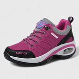Vera | Chunky Two-Tone Leather Trainers