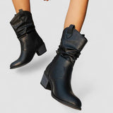 Eleanora | Slouch Heeled Boots