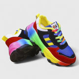 Beryl | Rainbow Chunky Trainers