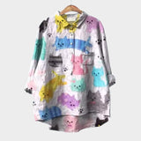Amelie | Premium Blouse with Floral Application