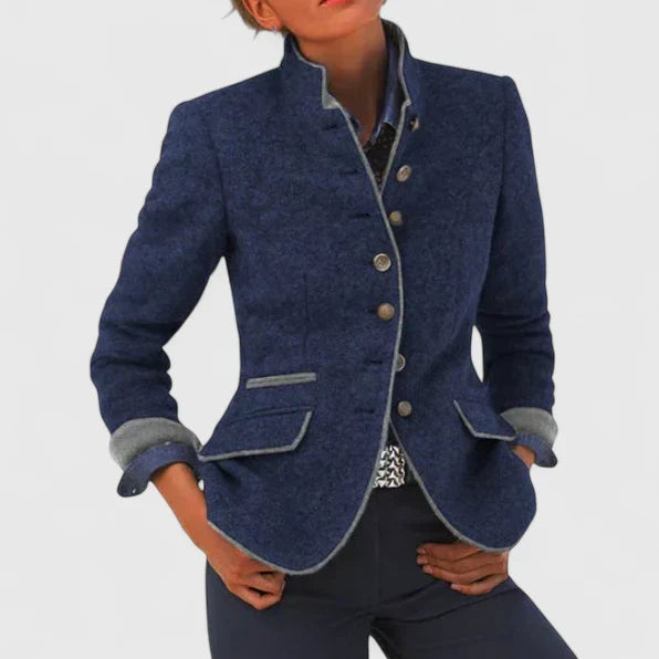 Constance | Stand-Collar Cardigan
